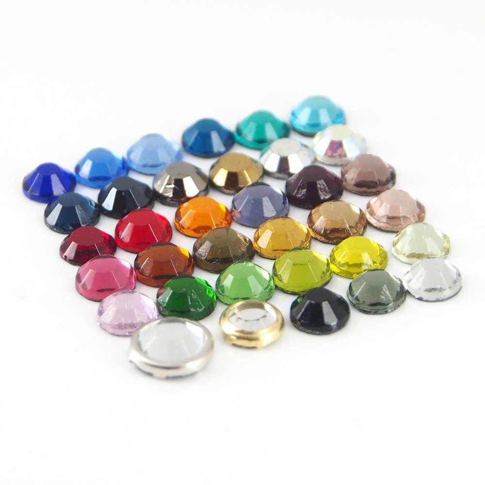 Korean hot fix rhinestone crystal hotfix rhinestone clear color crystal hot fix stone rhinestone For Wedding Dress