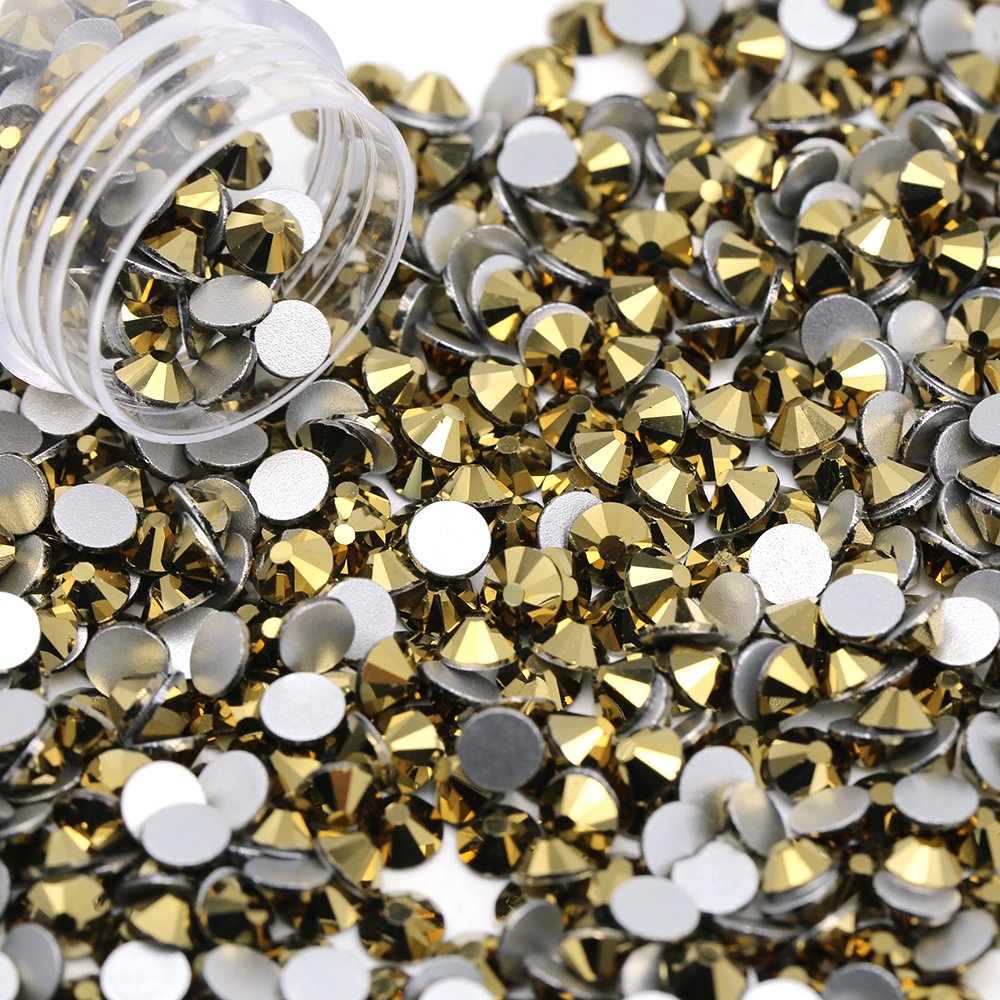Factory Wholesale SS16 SS20 Glass Crystal Ab Flat Back Non Hotfix Rhinestones For Wedding Dress Garment Accessories