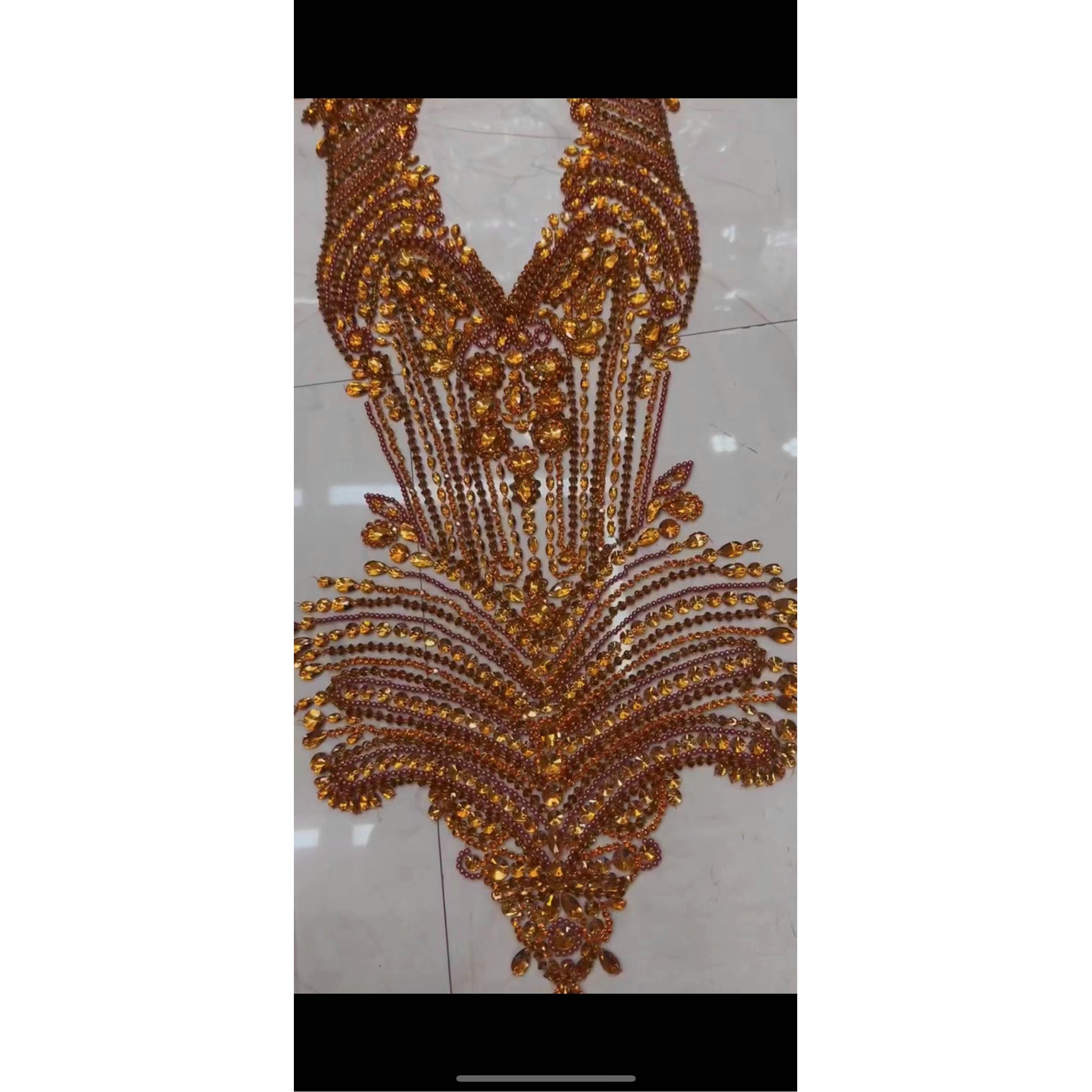 Sew On Multi Color Crystal Mesh Burnt Rhinestone Applique And Trimmings