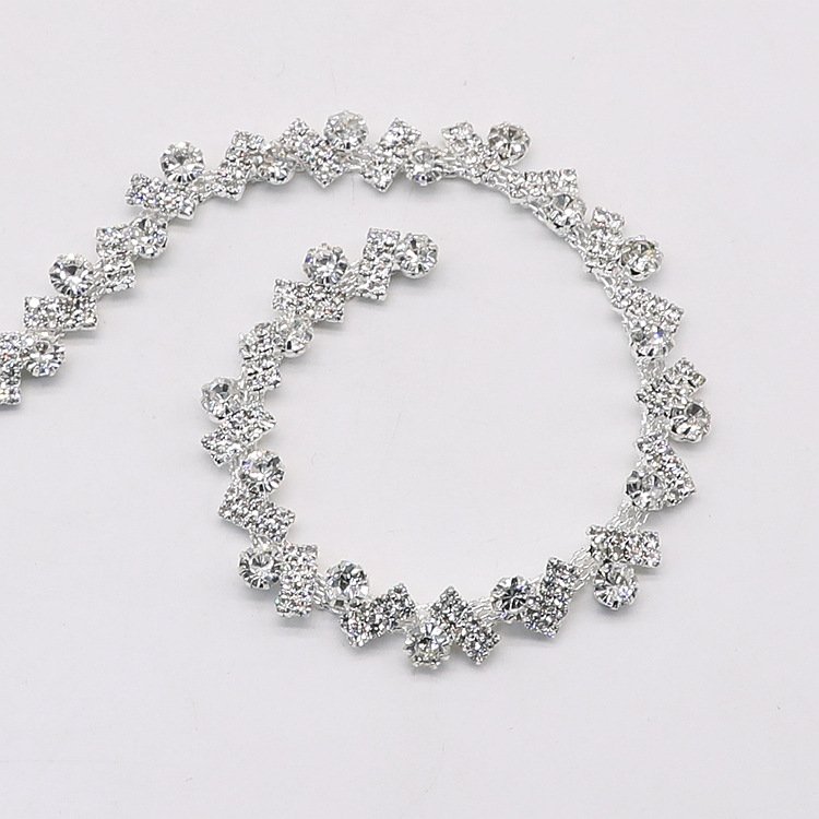Wholesale Crystal Rhinestone Chain Trimming Bling Crystal Chain For Garments LSRT999