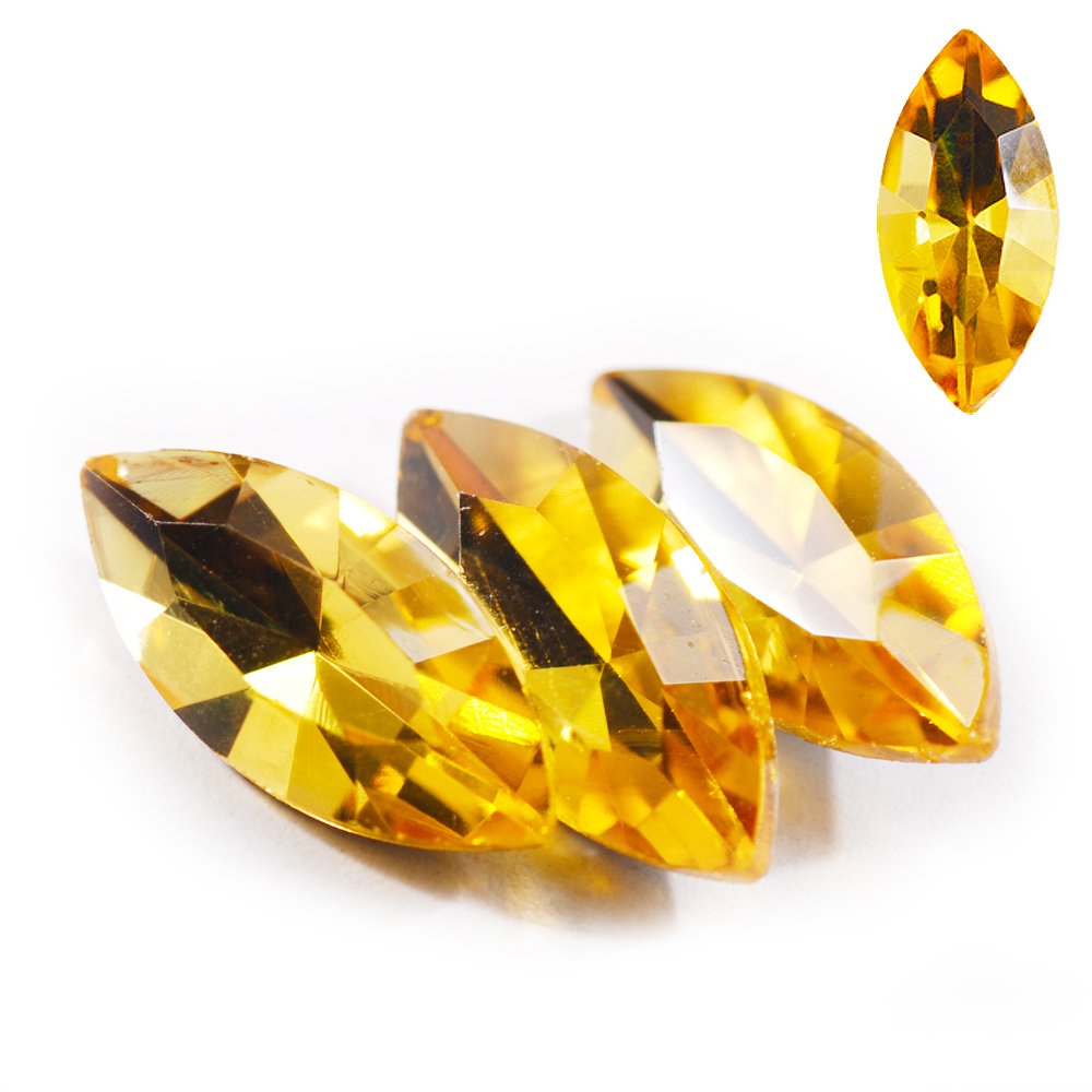 All Sizes Glass Crystal Colourful Horse Eye Marquise Shape Pointback Rhinestones for Wedding Shoes Dress Shoes Working Shoes