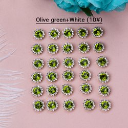 10#olive+white