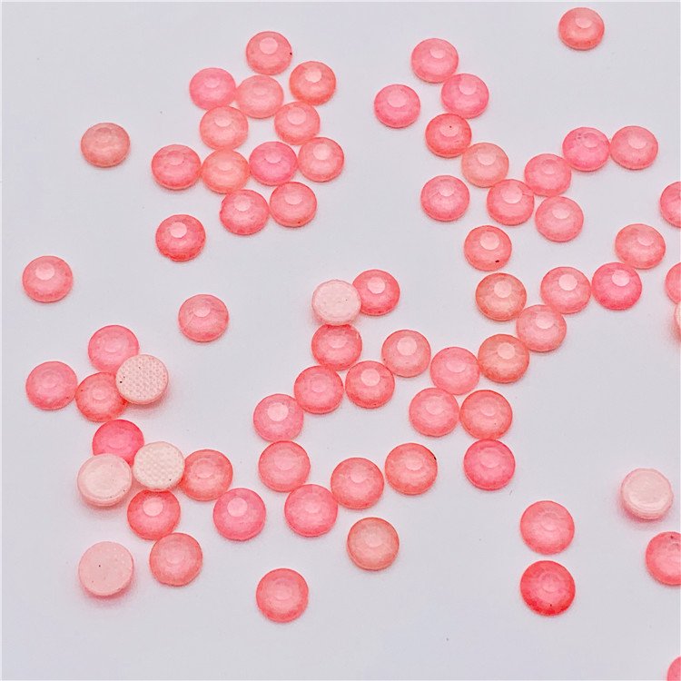 Factory Wholesale Hotfix Rhinestones Fluorescent Crystal Fluorescent Pink Glass Heart Vl Shoes K9 Glass Faceted Cabochon Hot-fix