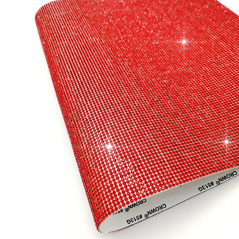 Yantuo Customized size pattern Rhinestone Self-adhesive Sheet Bling Crystal Strong Adhesive Rhinestones Used for decoration