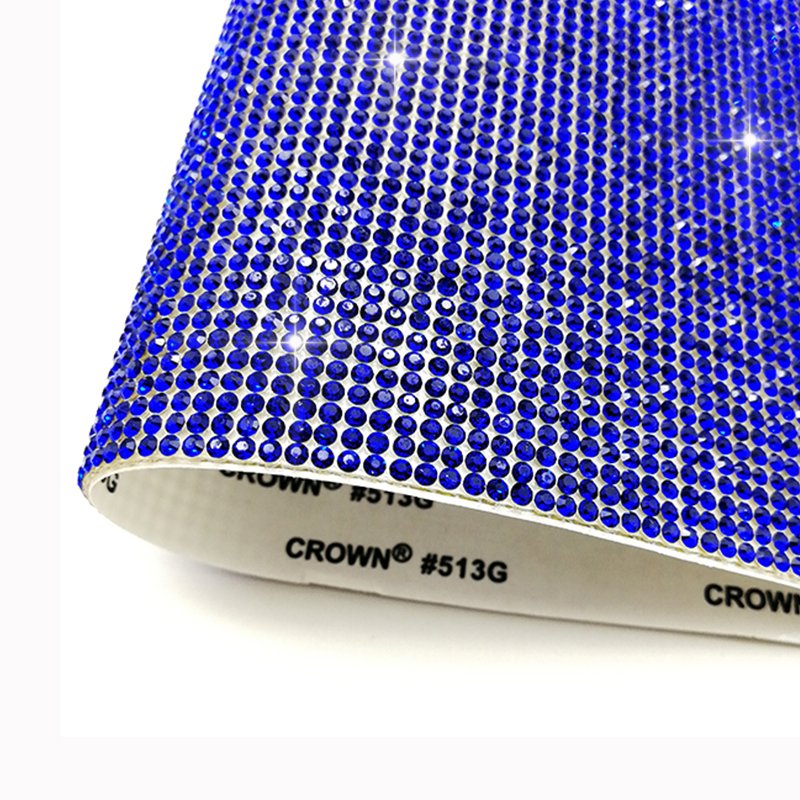 Yantuo Customized size pattern Rhinestone Self-adhesive Sheet Bling Crystal Strong Adhesive Rhinestones Used for decoration