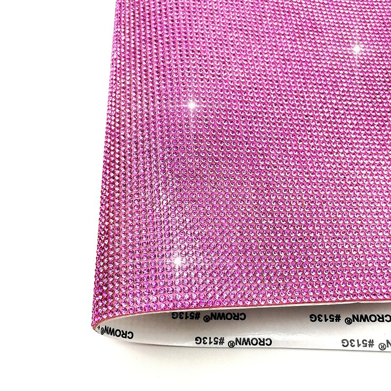 Yantuo Customized size pattern Rhinestone Self-adhesive Sheet Bling Crystal Strong Adhesive Rhinestones Used for decoration