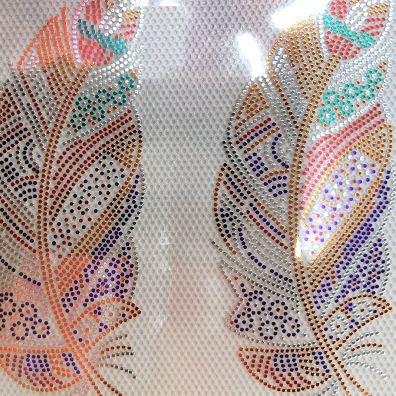 Lucky Wholesale iron on rhinestone transfer sequin hotfix spangle hotfix motif for garment accessories
