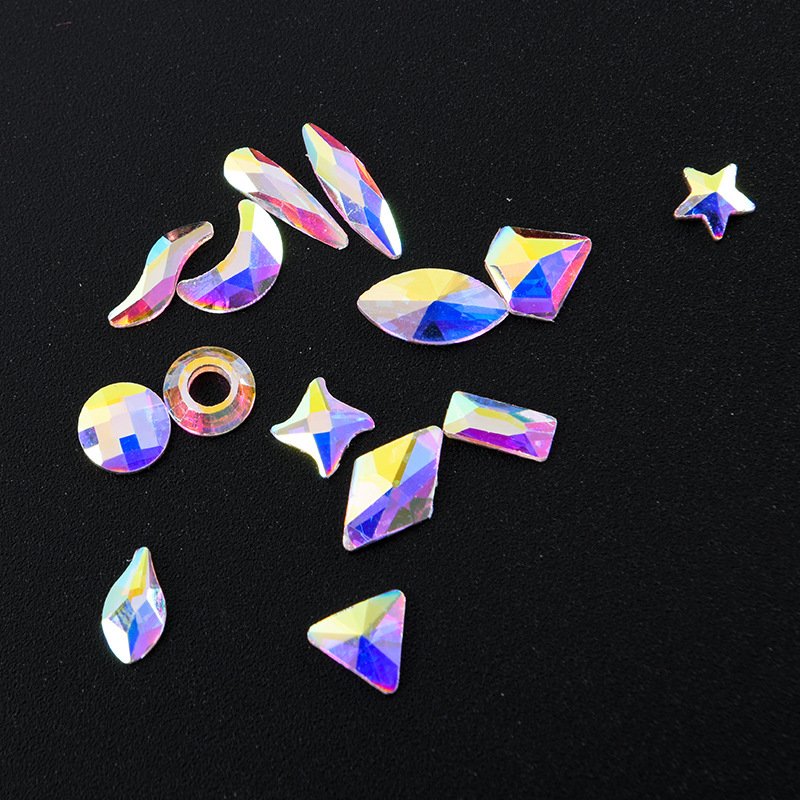 Nail Art Crystals Bulk Flat Back Diamond Rhinestones for Nails Design Decoration