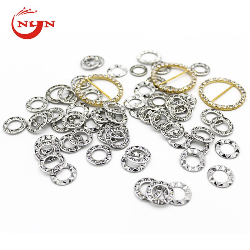 Hot Sale Brass Diamond Decorate Eyelets Clear Rhinestone Grommets With Washers