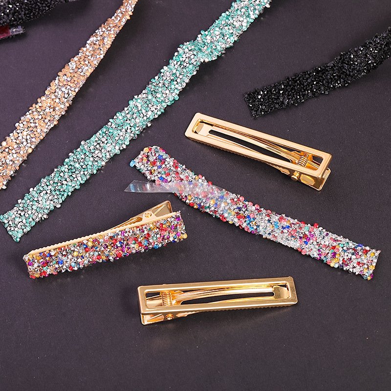 AW Non hotfix Resin high quality rhinestone trim sticker DIY gem stone pendant necklace crystal Garment accessories