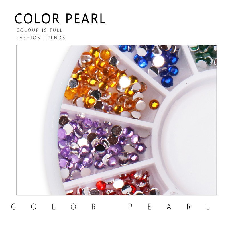 12 Grid Flatback Nail Art Rhinestones Crystal Nail Art Gemstones For Making Accessories Shoes Clothes Makeup Bags Decoration