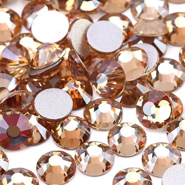 Wholesale Bulk Packing SS4-SS30 Moonlight Purple Non Hotfix Rhinestone Flatback Glass Crystal Nail Rhinestones