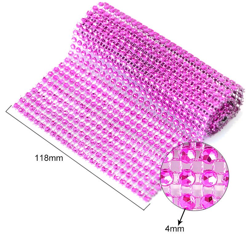 Wholesale Decorations Mesh Crystal Rhinestone Net Accessories