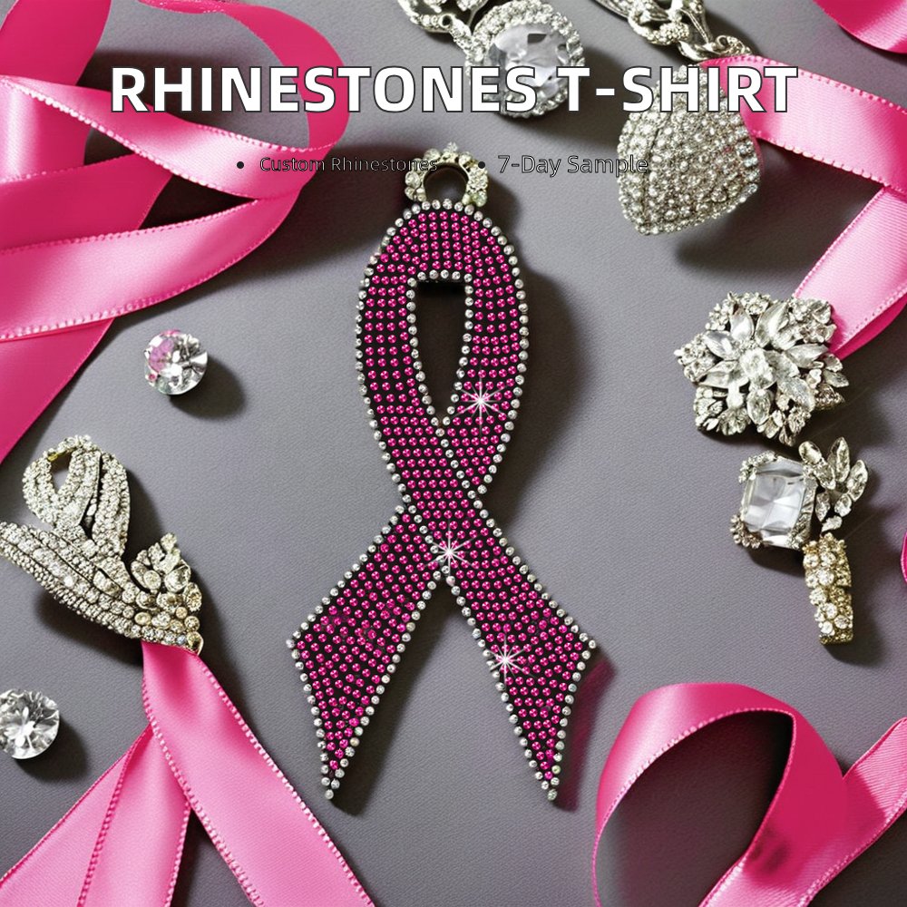 Custom Wholesale Bling Rhinestones Transfer Flatback Glass Crystal Shiny Hope Love Faith Rhinestone Motif for Cotton T-Shirt