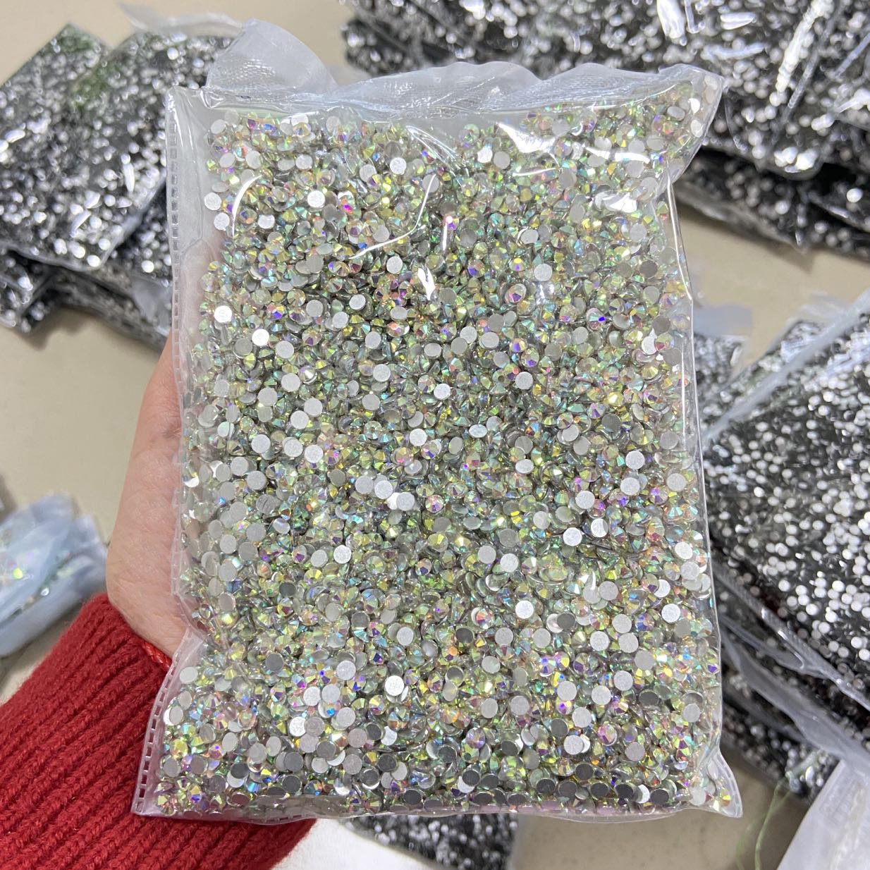 WHATSTONE Deep Siam SS3-SS50 Crystal Flatback Stone Non Hotfix Glass Rhinestones For Jewelry Decorative