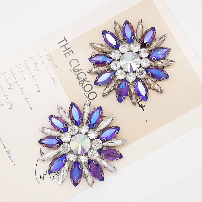 High quality fancy color claw rhinestone hot glue drill clothing high-grade hand hotfix rhinestone