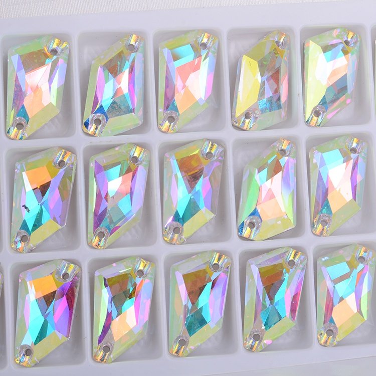 Shinny Quality Garment Accessories Loose Beads Crystal Applique rhinestones Sew On Crystal Ab rhinestone Designs For Clothing