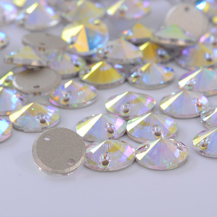 Shinny Quality Garment Accessories Loose Beads Crystal Applique rhinestones Sew On Crystal Ab rhinestone Designs For Clothing