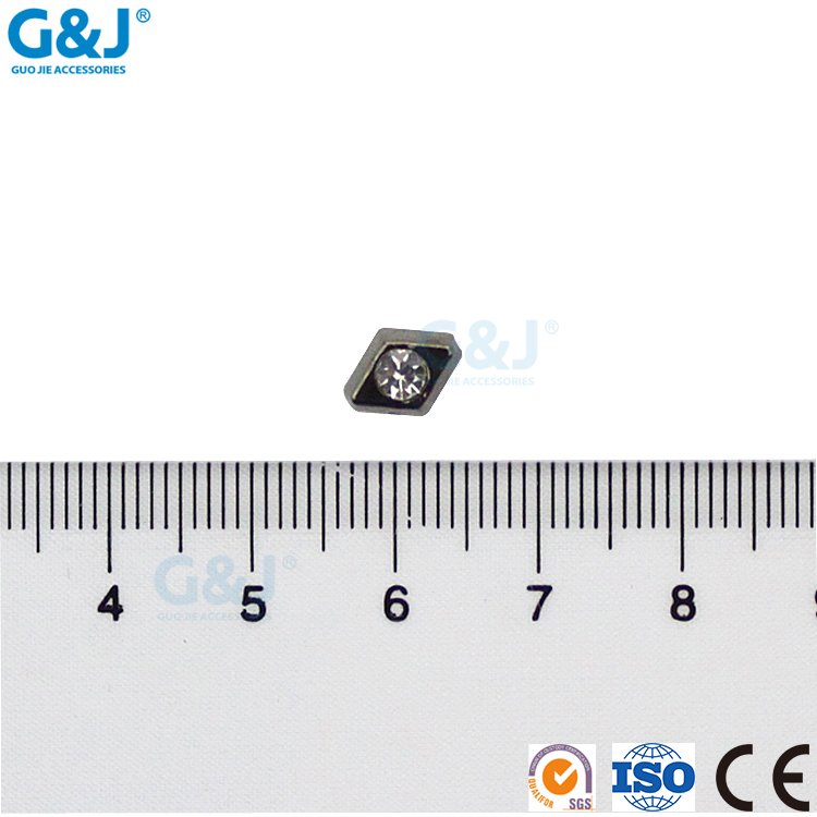 Guojie brand yiwu factory hot sale high quality crystal rhinestone ironS925 Silver needle South Korea Dongdaemun new earrings