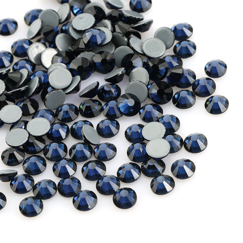 Wholesale Bulk Packing Rose Multi Sizes Glass Rhinestone Strass Gem Stones Iron On Crystal Hot Fix Rhinestones