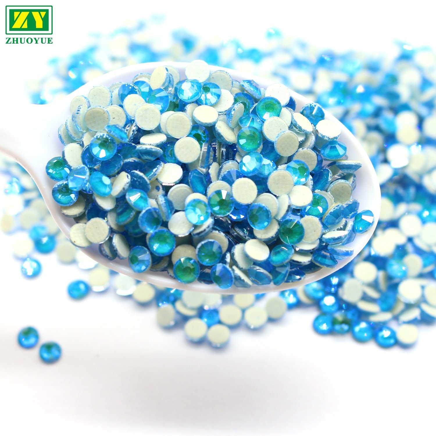 Wholesale New Color Hot Fix Flat Back Crystal Rhinestones For Garment Processing Accessories