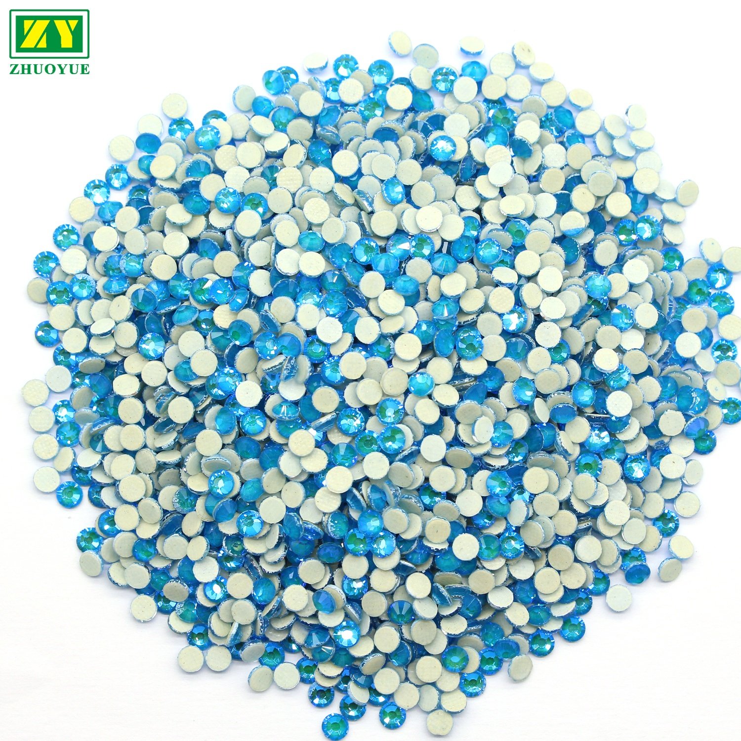 Wholesale New Color Hot Fix Flat Back Crystal Rhinestones For Garment Processing Accessories