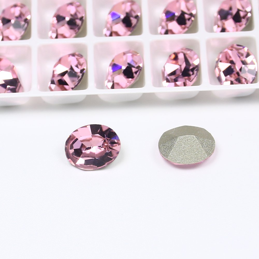 Dongzhou 8*6mm Oval Shape K9 Crystal Fancy Stone glass rhinestones wholesale loose crystal beads For jewelry diy accessories