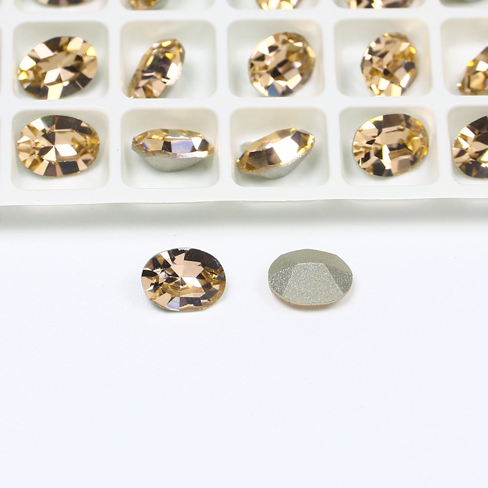 Dongzhou 8*6mm Oval Shape K9 Crystal Fancy Stone glass rhinestones wholesale loose crystal beads For jewelry diy accessories