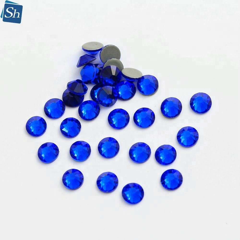 Factory Wholesale Over 50Colors German Intensive Glue Hotfix Stone Hot Fix Rhinestones For Wedding Dress