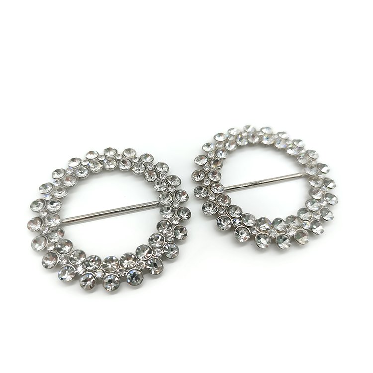 Factory Wholesale New Design Crystal Diy Women Adjustable Straps Buckles Bag Metal Rhinestone Belt Buckle With Bling Diamond