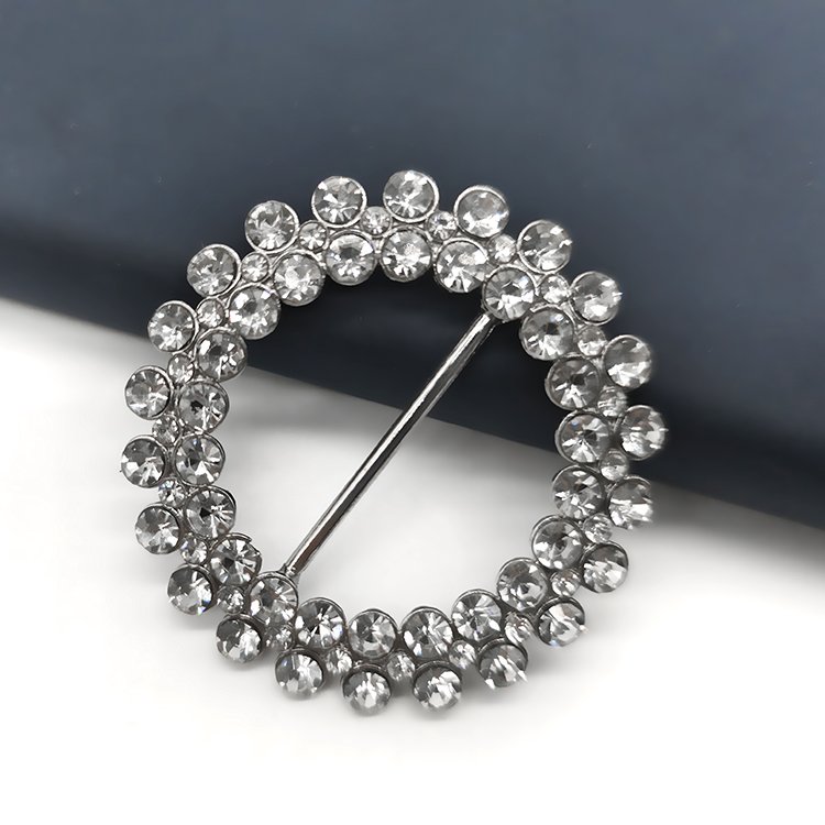 Factory Wholesale New Design Crystal Diy Women Adjustable Straps Buckles Bag Metal Rhinestone Belt Buckle With Bling Diamond