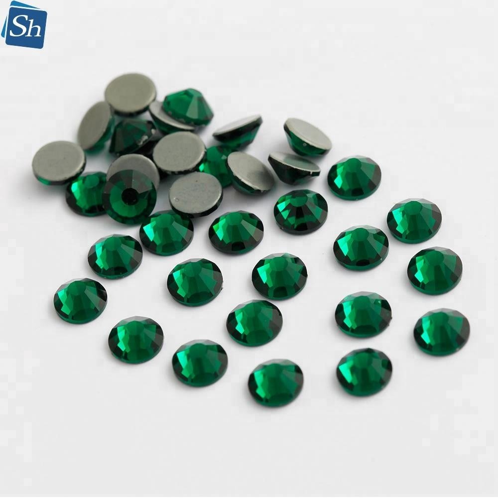 DMC Hotfix Rhinestone Bulk Flat Back Glass Hot fix Rhinestones For iron on patches apparel dress
