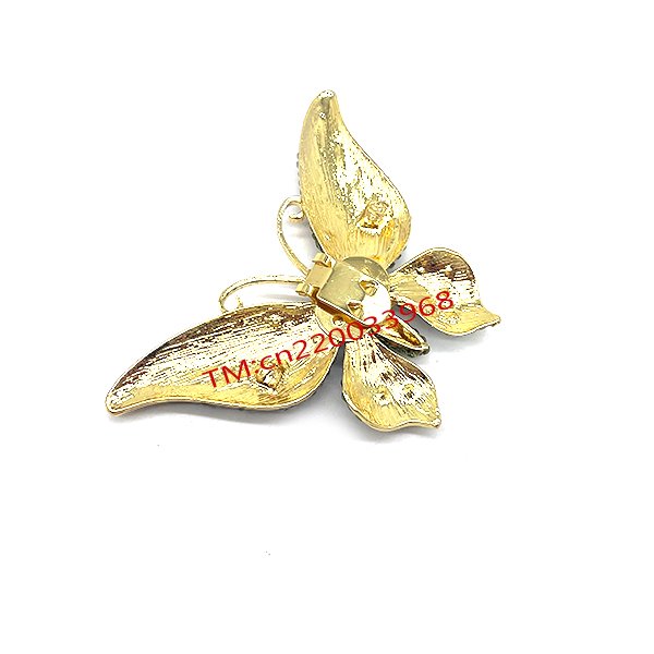 Elegant Butterfly Rhinestone Shoe Charm Fashion Rhinestone Shoe Buckles Shoe Clips for Wedding Party Decoration