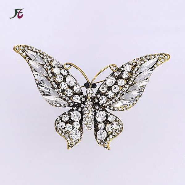 Elegant Butterfly Rhinestone Shoe Charm Fashion Rhinestone Shoe Buckles Shoe Clips for Wedding Party Decoration
