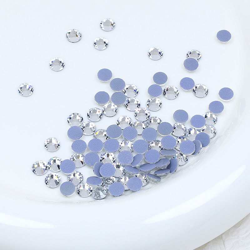 DONGZHOU Crystal Rhinestone Heat Transfer Applique Hotfix Motif Design for Bikini Rhinestones Glass 3 Bags Rhinestones Bulk