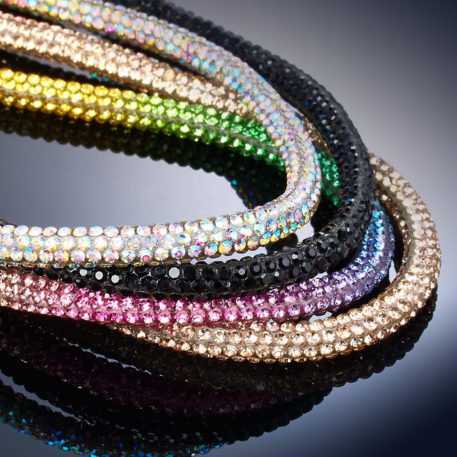 Wholesale 6mm Round 120CM Rhinestone Hoodie Drawstring String for DIY Trouser Hoodie Dress Belt Accessories
