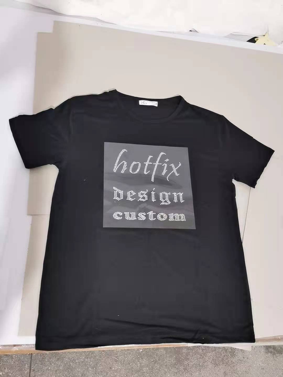 Custom Design Rhinestones Crystal Color bling rhinestones transfer for hoodies and t shirts