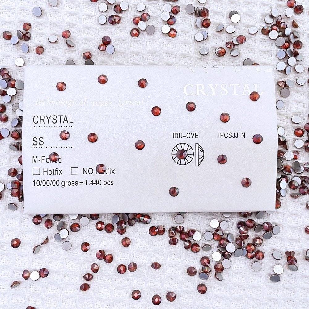 wholesale SS20 Non-Hot Fix round Crystal Rhinestones amber Flatback rhinestones cristal Stone, for Nail Art
