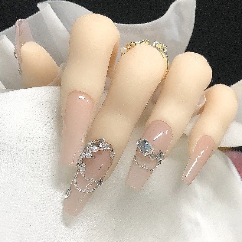 Wholesale Crystal Glass Rectangle Point Back Color Rhinestones Diy Nail Art Jewelry Accessories