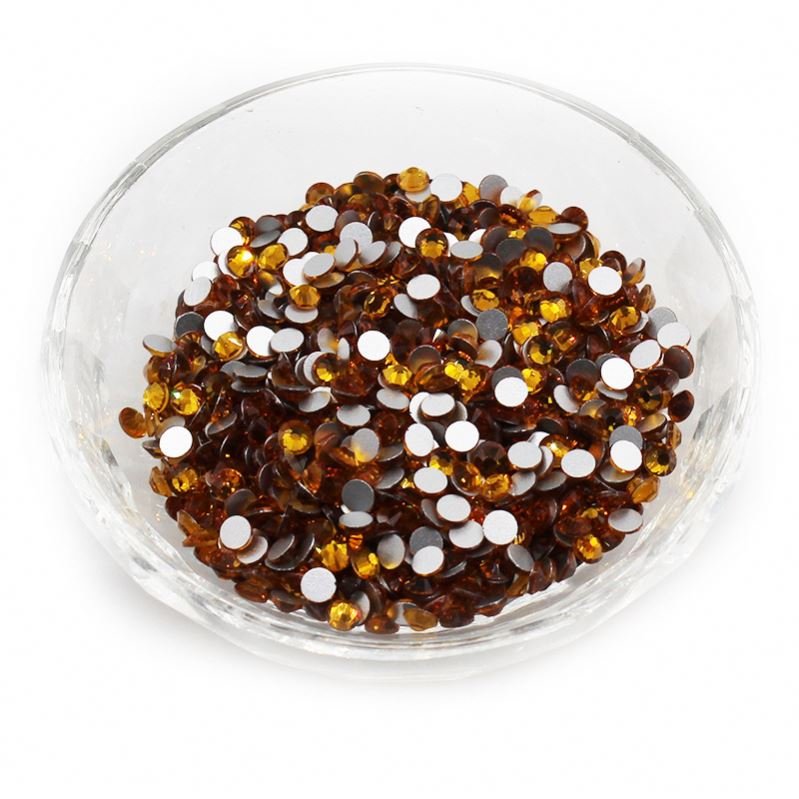 Rhinestones Wholesale Fancy Craft Crystal Fancy Metal Alloy Nail Rhinestone Applique Ss20 Decoration Nail Charms
