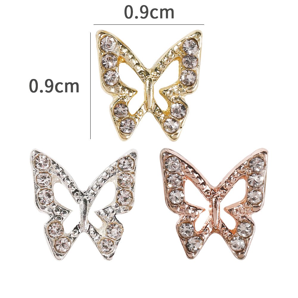 2024 Heart box mixed bow nail ornaments Resin pearl rose flower ins all nail accessories wholesale