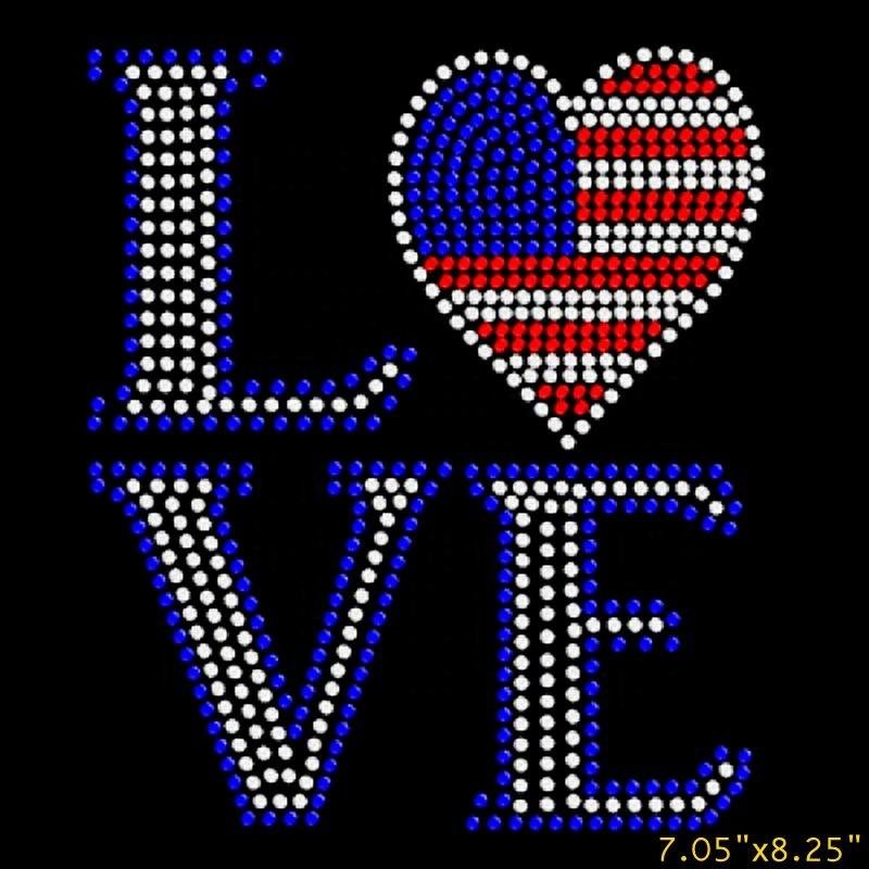 Wholesale Customization Hot Fix Rhinestone Transfer Motif Iron On Rhinestone With custom logo