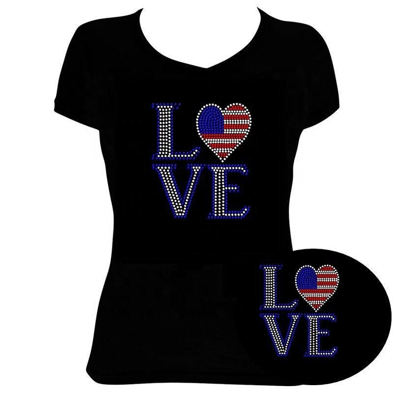 Wholesale Customization Hot Fix Rhinestone Transfer Motif Iron On Rhinestone With custom logo