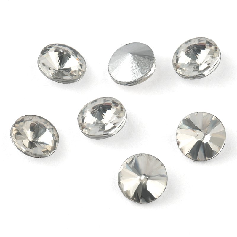 Wholesale Factory Direct Satellite Diamond Crystal Silver Base Point Back Nail Rhinestone For Diy Garment Decoration Rhinestone
