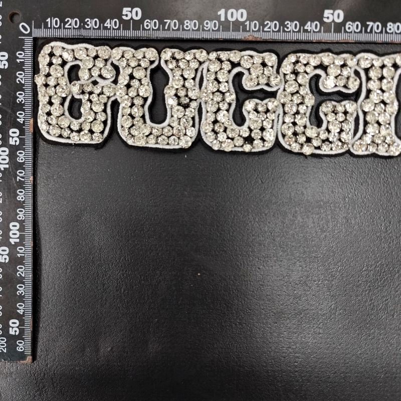 Recommended handmade bead patch beaded rhinestones letter love long strip clothing accessories shoes socks hat ornaments