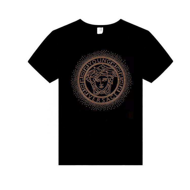 Hot sell wholesale brand new logo rhinestone heat transfer