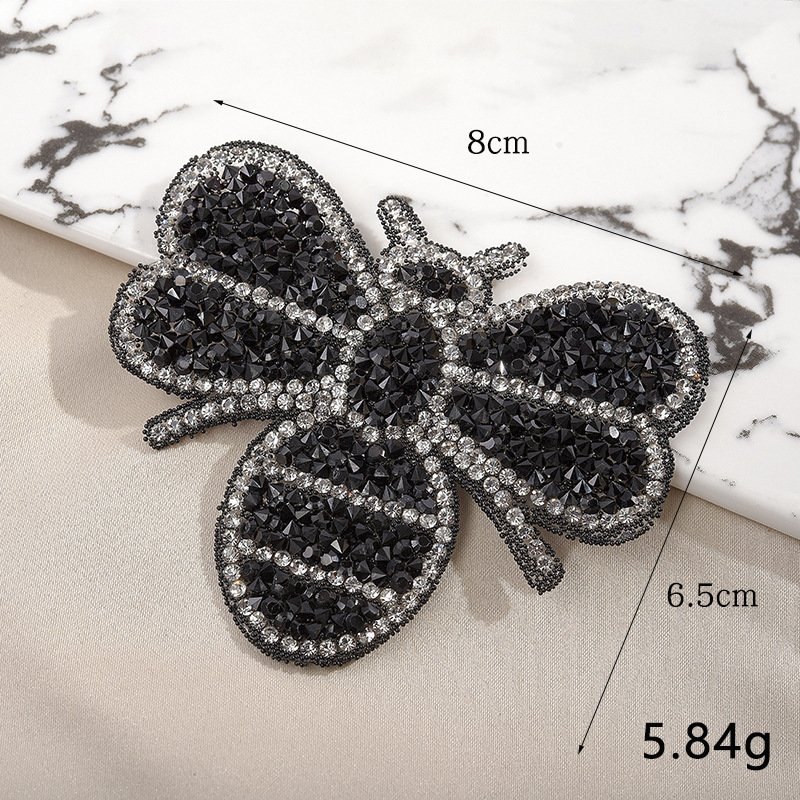 Bee Patches Luxury Hox Fix Rhinestone Heat Patches Iron on Cute Animals Designer Beaded Bling Colorful DIY Bee Patches for Kids