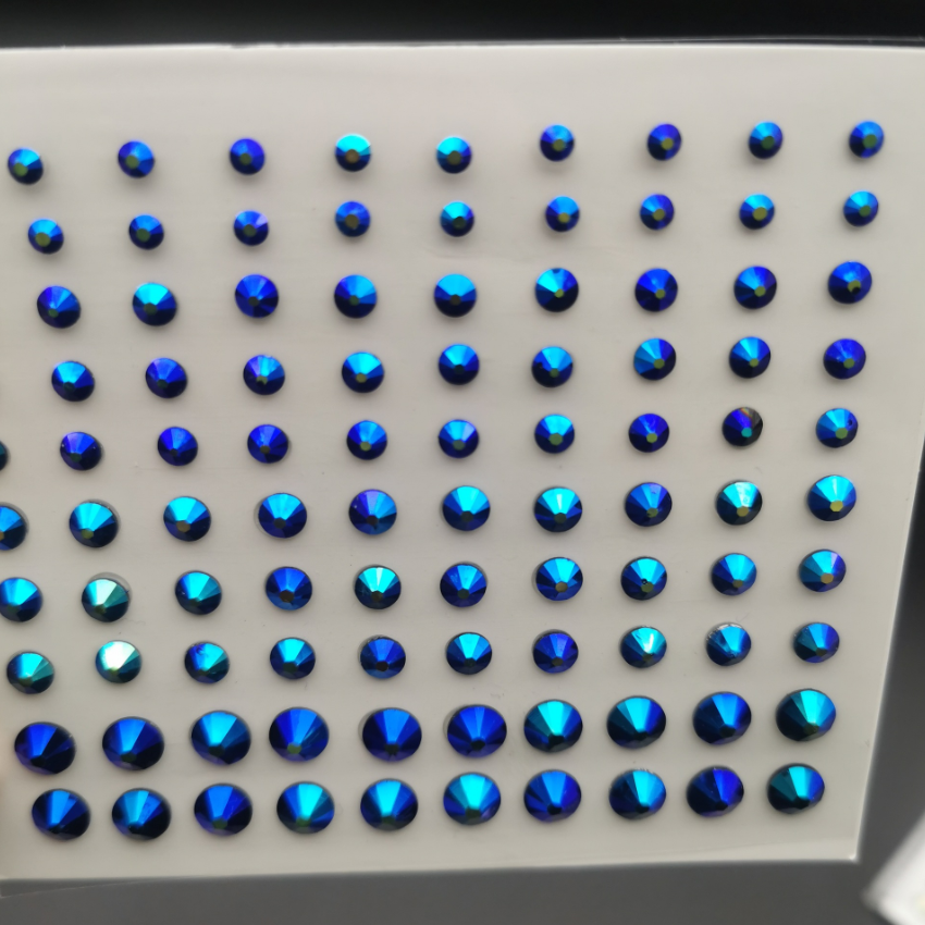 Acrylic face decoration sticker Diamond sticker crystal pearl eyebrow face drill makeup rhinestones
