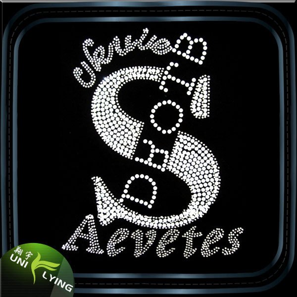 Custom Hot Fix Rhinestone T Shirt Transfers Iron On Designs