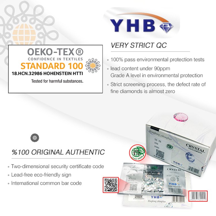 Manufacturer YHB Wholesale Rhinestone Diamonds For Mardi Gras Dress Decoration